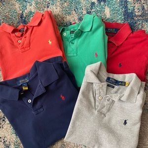 Boys Polo Shirts- Size M 10-12